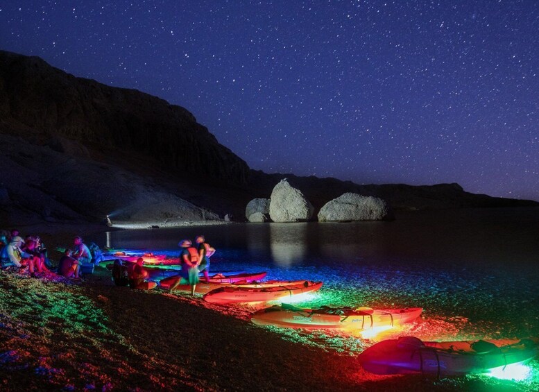 Picture 2 for Activity Novalja: Pag Island Light-Up Kayak Night Tour