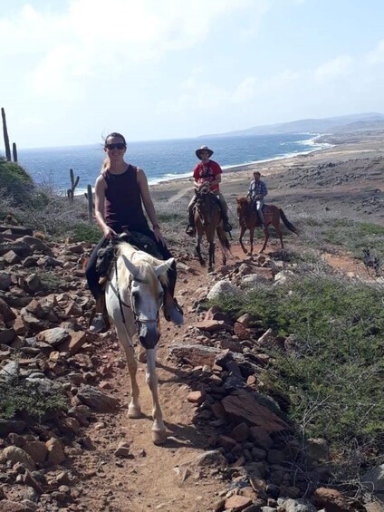 Picture 5 for Activity Aruba: 2-Hour advanced Horseback Riding Tour with Beach