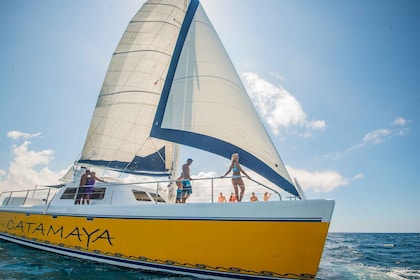 4-Hour Luxury Catamaran Cruise from Puerto Aventuras