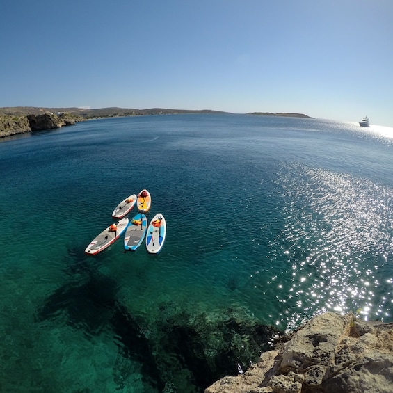 Picture 8 for Activity Chania: Stand-Up Paddleboard & Snorkeling Small Group Tour