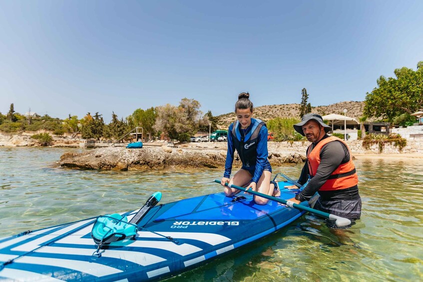 Picture 9 for Activity Chania: Stand-Up Paddleboard Small Group Tour