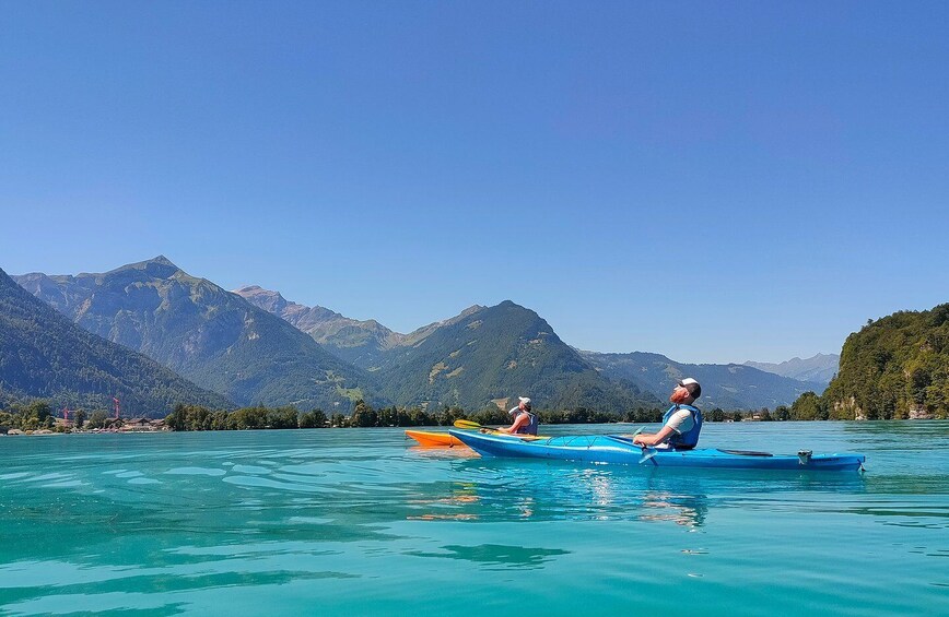 Picture 1 for Activity Interlaken: Kayak Tour of the Turquoise Lake Brienz