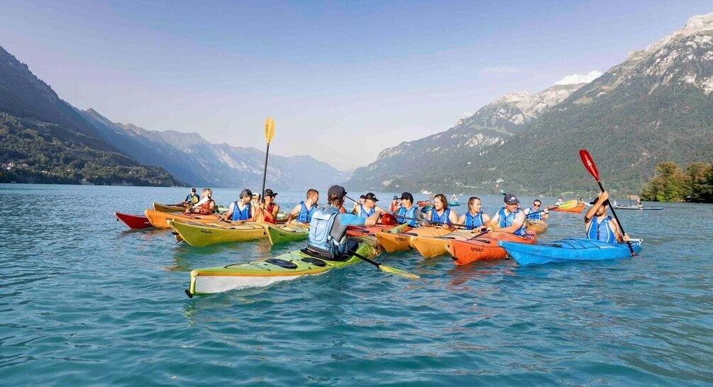 Picture 5 for Activity Interlaken: Kayak Tour of the Turquoise Lake Brienz