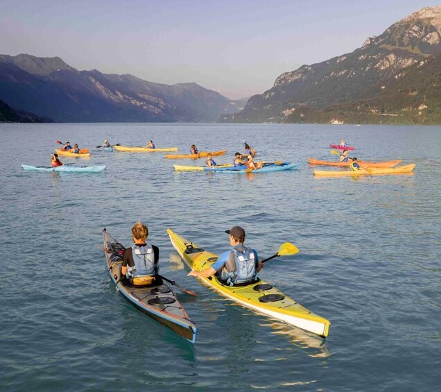 Picture 7 for Activity Interlaken: Kayak Tour of the Turquoise Lake Brienz