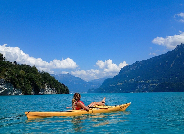 Picture 12 for Activity Interlaken: Kayak Tour of the Turquoise Lake Brienz