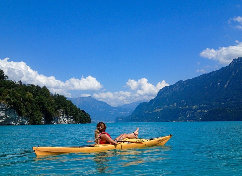 Picture 12 for Activity Interlaken: Kayak Tour of the Turquoise Lake Brienz