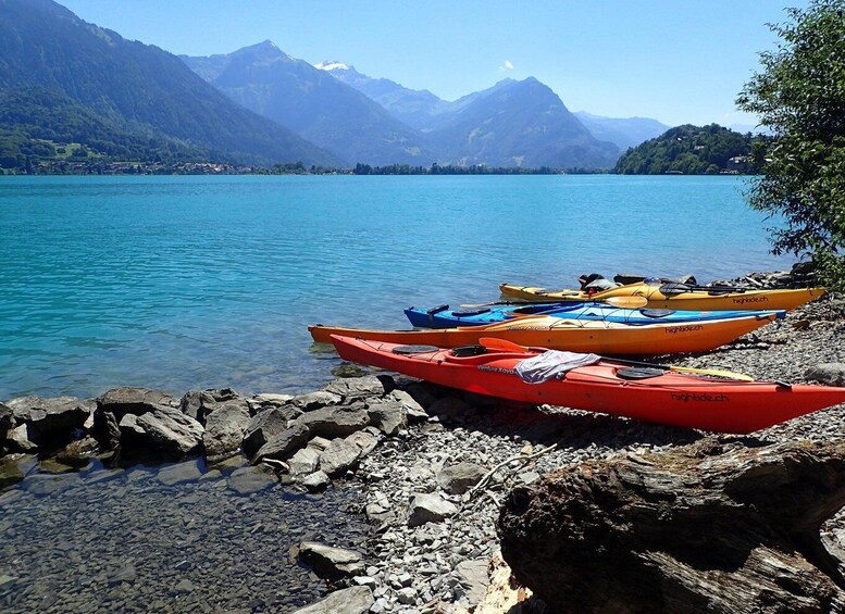 Picture 10 for Activity Interlaken: Kayak Tour of the Turquoise Lake Brienz