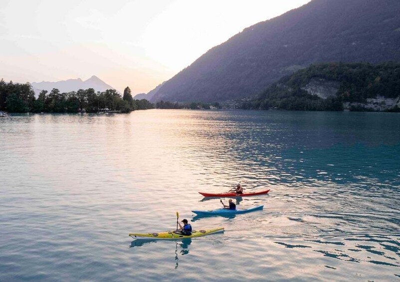 Picture 13 for Activity Interlaken: Kayak Tour of the Turquoise Lake Brienz