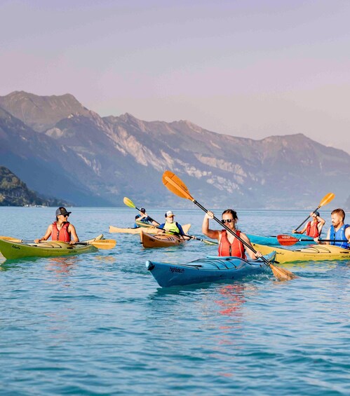 Picture 2 for Activity Interlaken: Kayak Tour of the Turquoise Lake Brienz