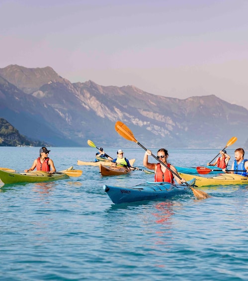 Picture 2 for Activity Interlaken: Kayak Tour of the Turquoise Lake Brienz