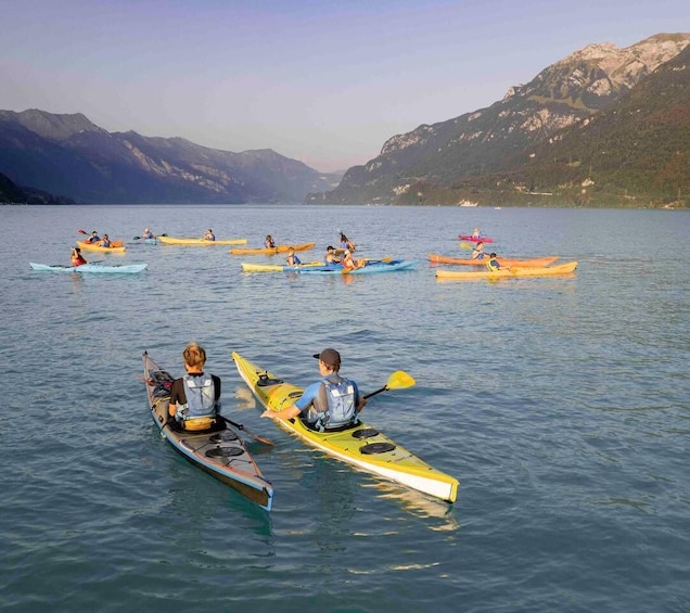 Picture 7 for Activity Interlaken: Kayak Tour of the Turquoise Lake Brienz