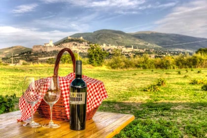 Pic nic Deluxe Assisi and wine tasting 5 wines