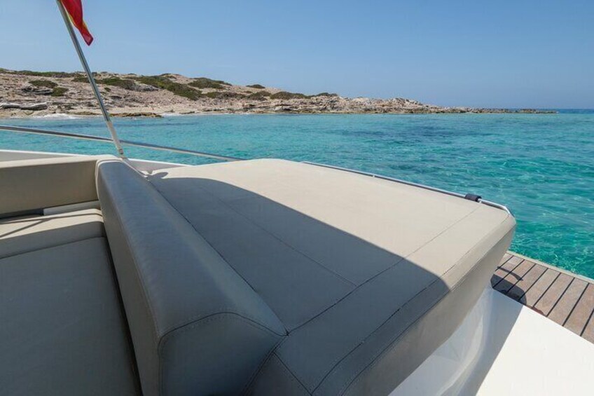 Cranchi E30 Private Boat for 10 Pax for 8 Hours in Ibiza