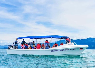 Von Uvita aus: Tagesausflug zum Corcovado-Nationalpark mit dem Boot