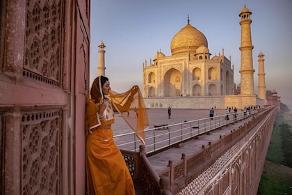 Da Jaipur: Tour del Taj Mahal in giornata con Fatehpur Sikri