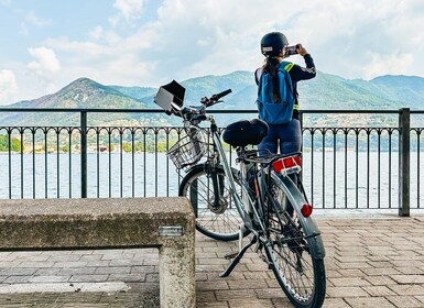 コモ湖：ライブガイド、eヘルメット、iPadを使ったeバイクツアー