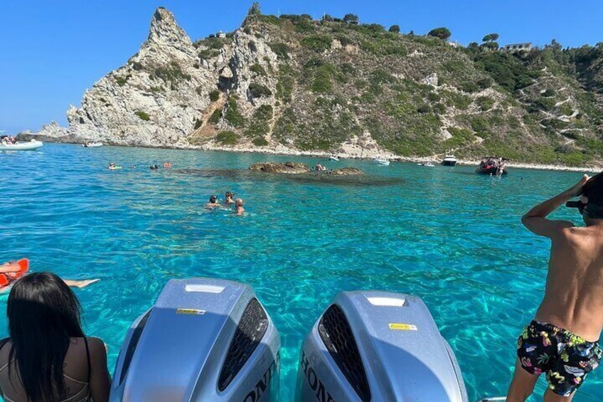 Boat Tour along the Coast of the Gods with Snorkeling