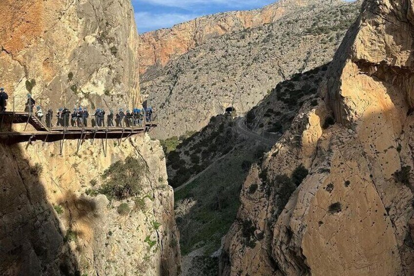 From Malaga: Caminito del Rey tour with Private Transportation