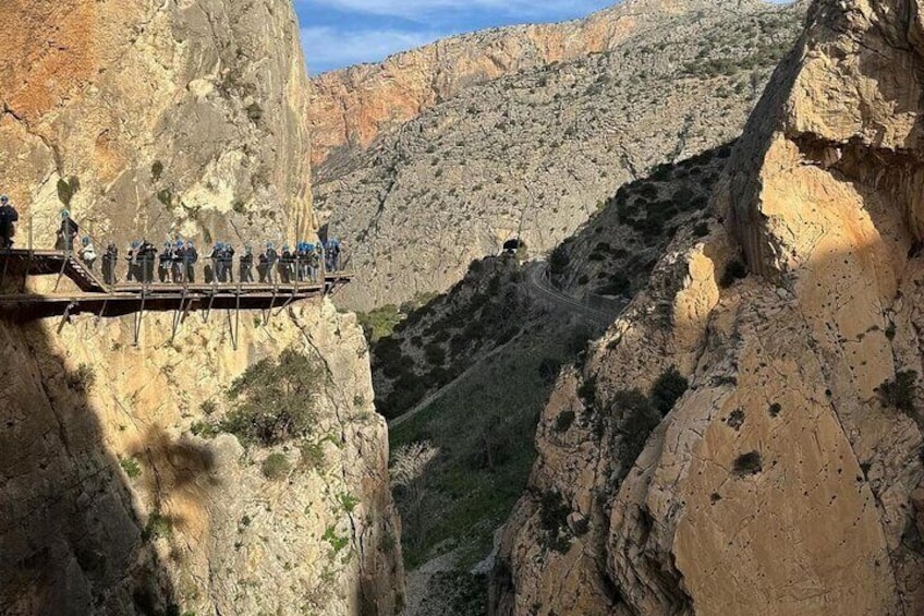 From Malaga: Caminito del Rey tour with Private Transportation