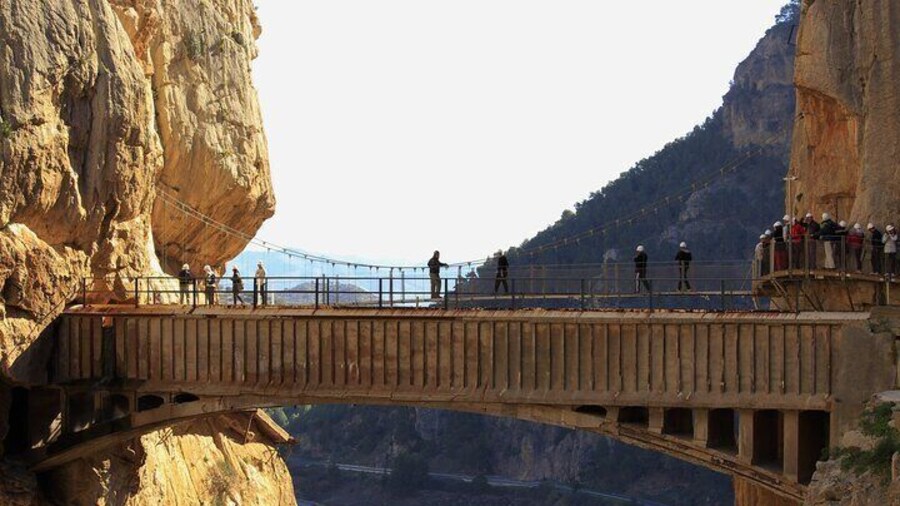 From Malaga: Caminito del Rey tour with Private Transportation