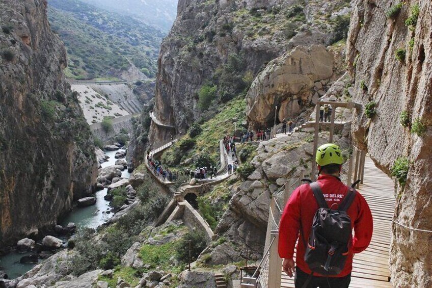 From Malaga: Caminito del Rey tour with Private Transportation