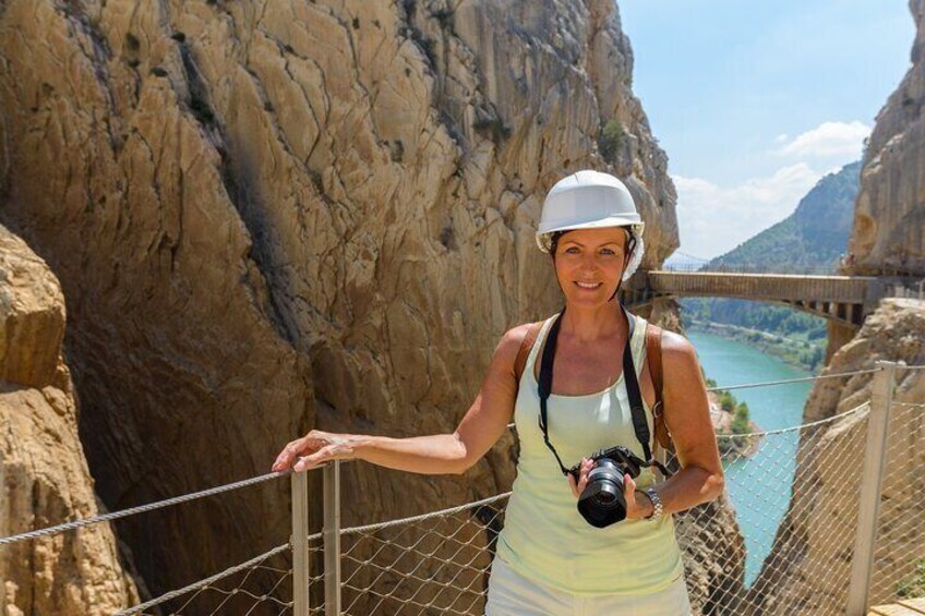 From Malaga: Caminito del Rey tour with Private Transportation