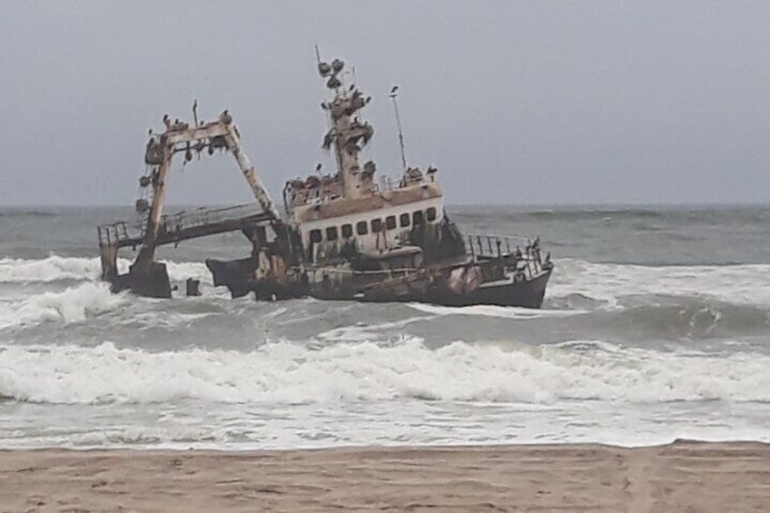 Shipwreck 'Zeila' along Skeleton coast