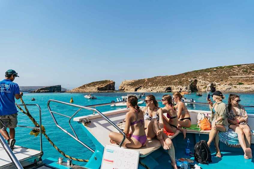 Picture 3 for Activity Comino: Blue Lagoon, Crystal Lagoon, and Seacaves Tour