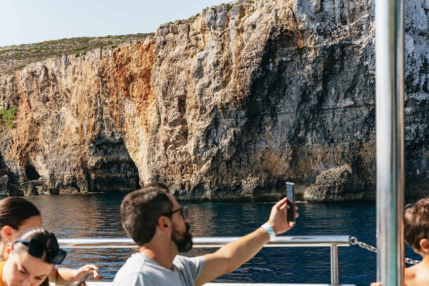 Picture 11 for Activity Comino: Blue Lagoon, Crystal Lagoon, and Seacaves Tour