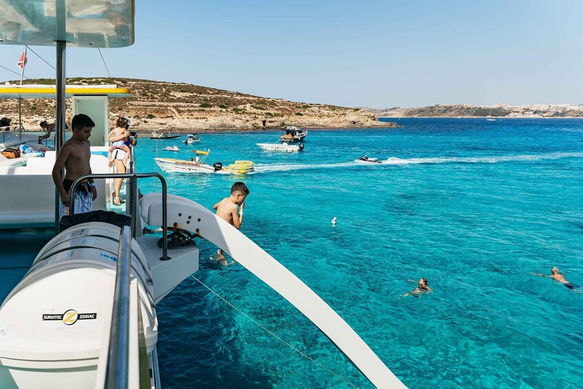 Picture 15 for Activity Comino: Blue Lagoon, Crystal Lagoon, and Seacaves Tour