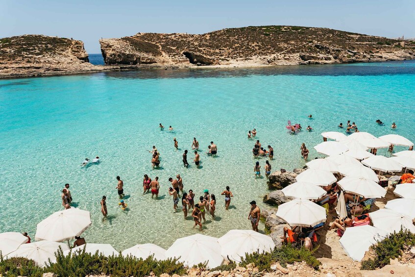 Picture 20 for Activity Comino: Blue Lagoon, Crystal Lagoon, and Seacaves Tour