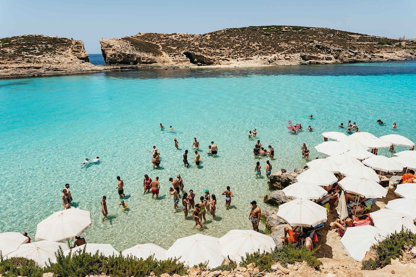 Picture 20 for Activity Comino: Blue Lagoon, Crystal Lagoon, and Seacaves Tour
