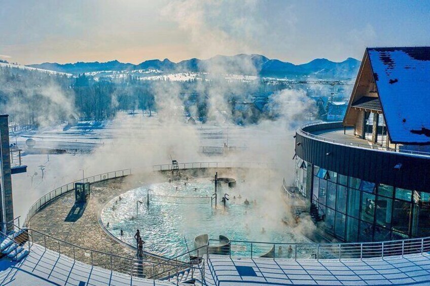 Zakopane to Chocholow Thermal Pools All Day Ticket with Pickup 