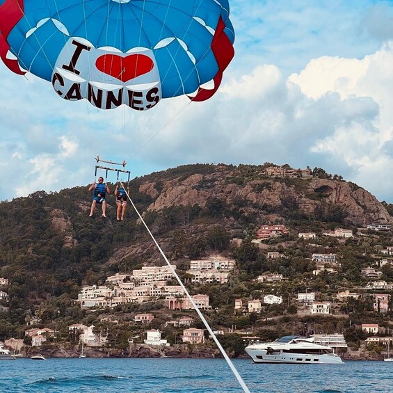 Picture 4 for Activity Cannes: Parasailing Experience for Couples, Family & Friends