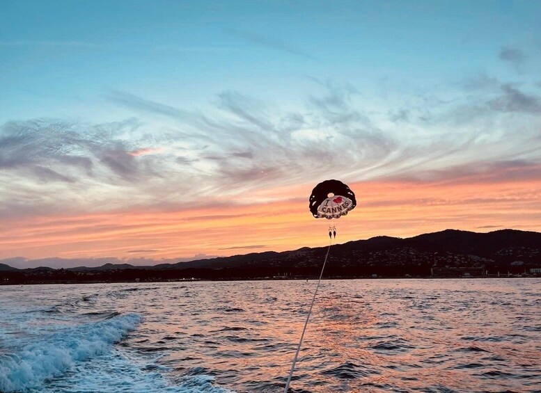 Picture 3 for Activity Cannes: Parasailing Experience for Couples, Family & Friends