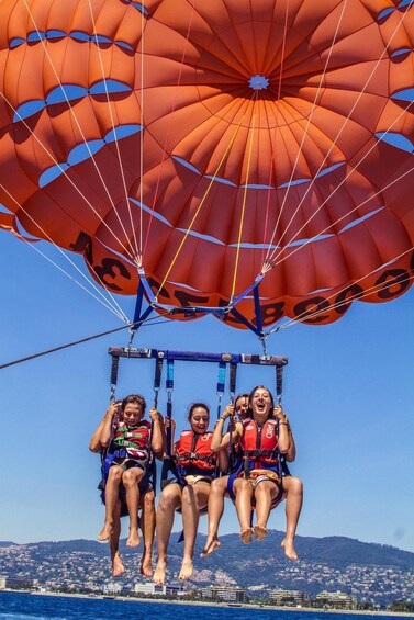 Picture 2 for Activity Cannes: Parasailing Experience for Couples, Family & Friends