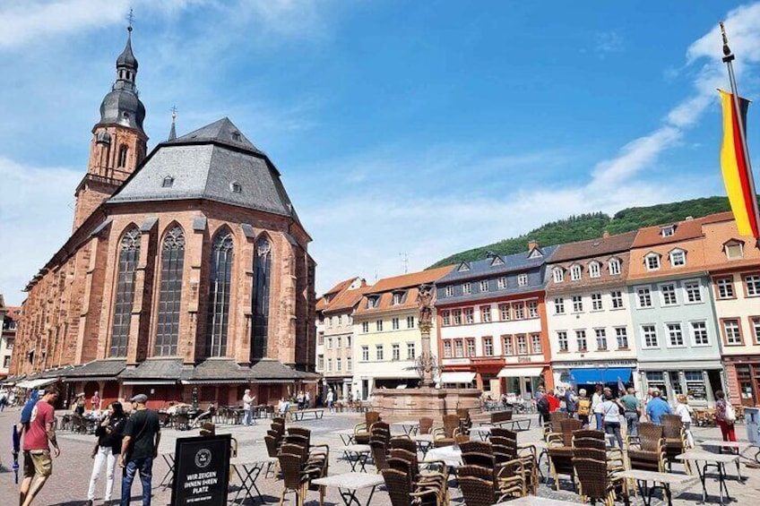 Private audio book city rally around the old town and Heidelberg Castle