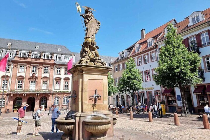 Private audio book city rally around the old town and Heidelberg Castle