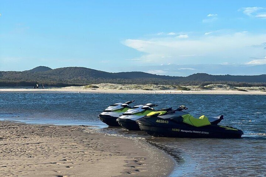 4 Hour Jetski Adventure to the Top of South Stradbroke Island