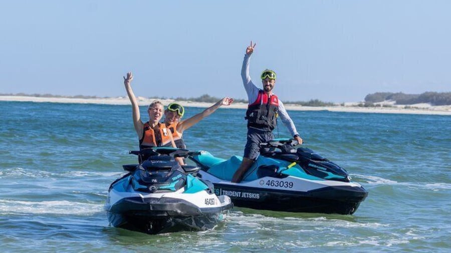 4 Hour Jetski Adventure to the Top of South Stradbroke Island