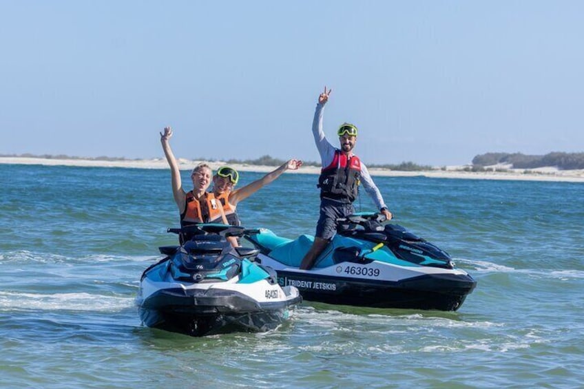 4 Hour Jetski Adventure to the Top of South Stradbroke Island