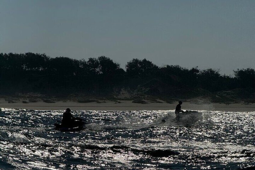 4 Hour Jetski Adventure to the Top of South Stradbroke Island