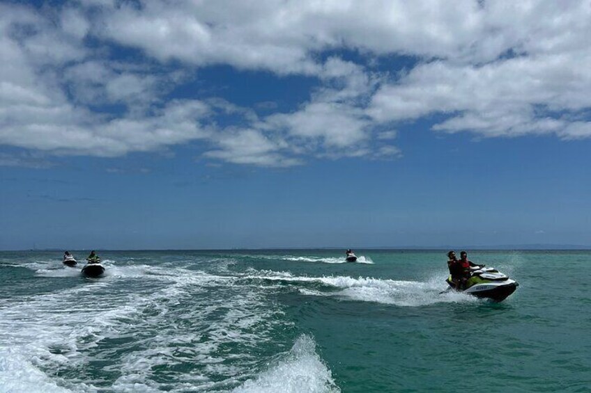 Ultimate 10 Hour Jetski Adventure from Gold Coast to Tangalooma