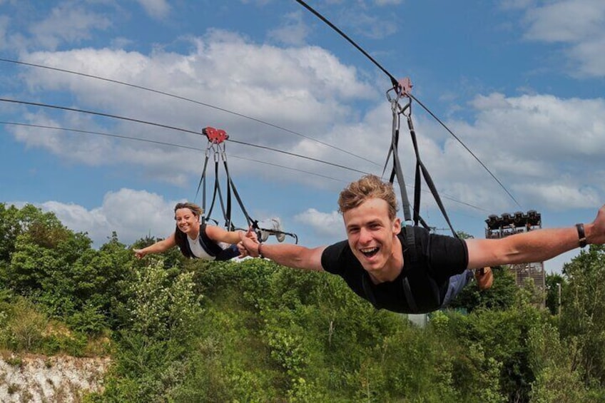 Have an adrenaline-filled day out on England’s longest zipline – the Skywire!