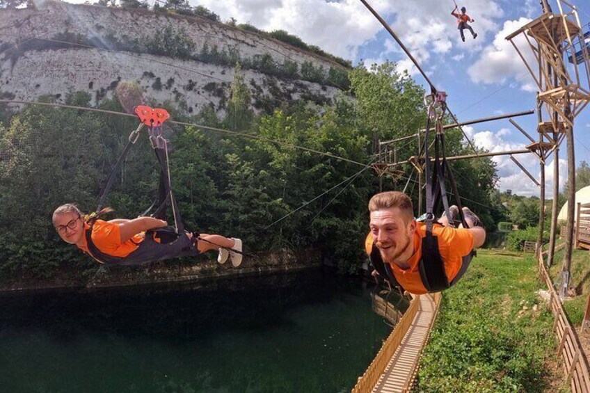 Skywire is the longest zipwire in England, reaching over 700 metres.