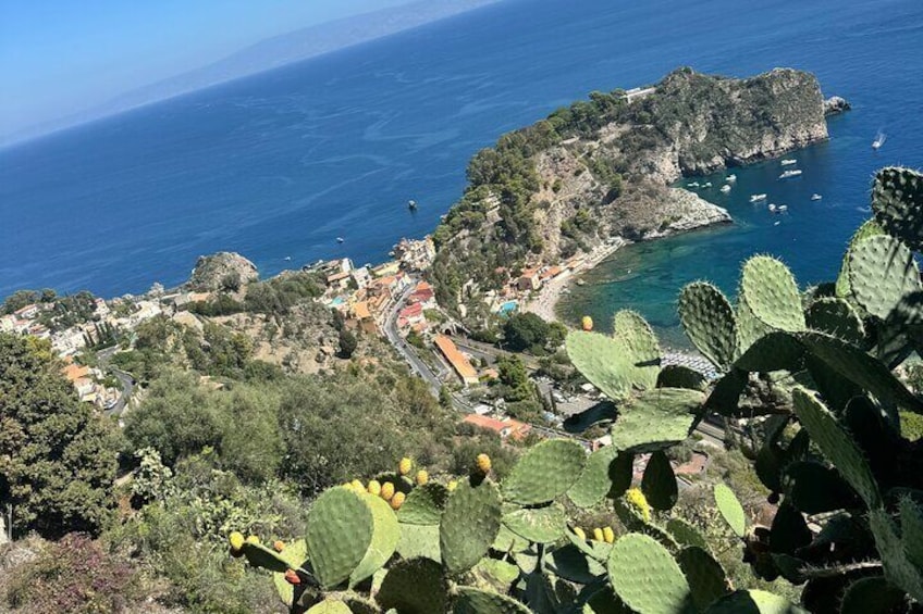 Taormina and beautiful island private group tour 