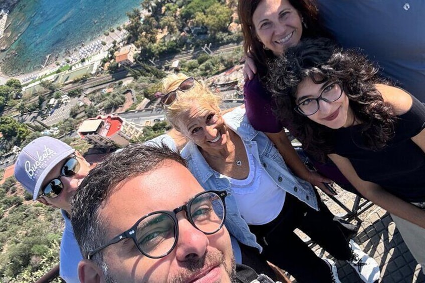 Taormina and beautiful island private group tour