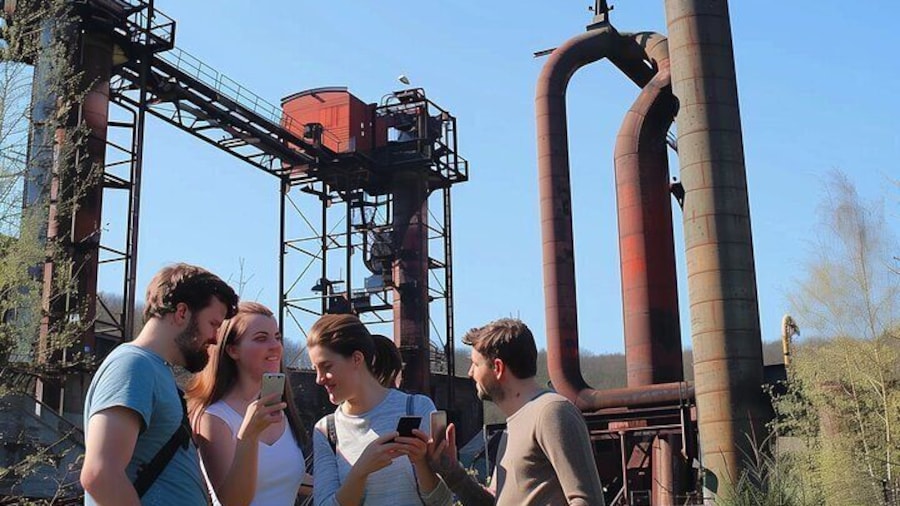 Audiobook City Rally through the Landschaftspark Nord in Duisburg