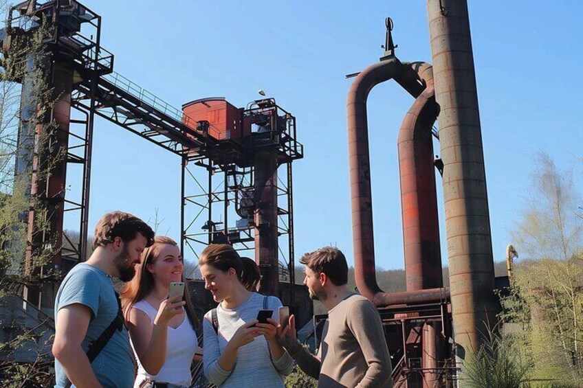 Audiobook City Rally through the Landschaftspark Nord in Duisburg