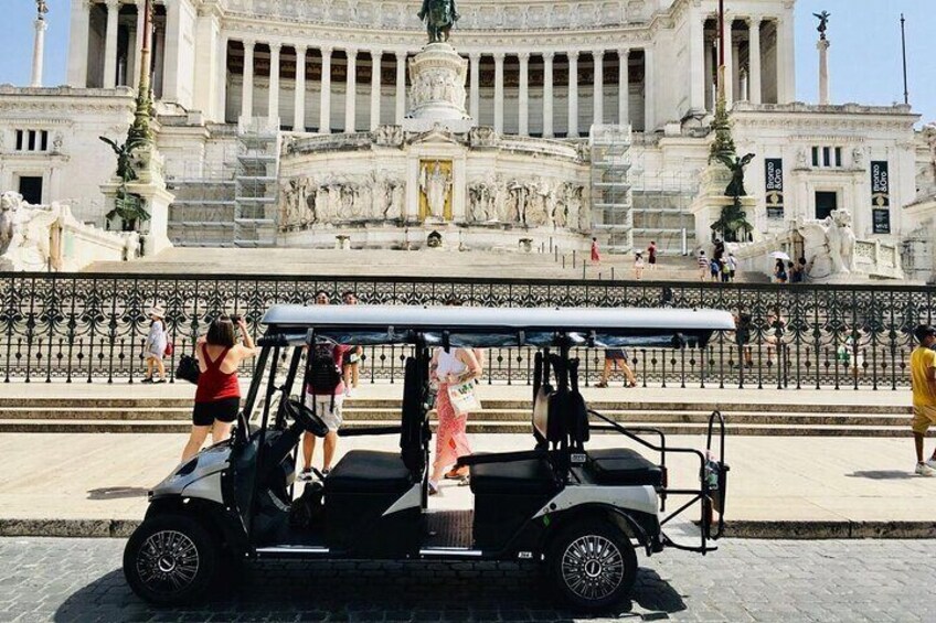 3-Hour Private Tour of Rome with Golf Cart